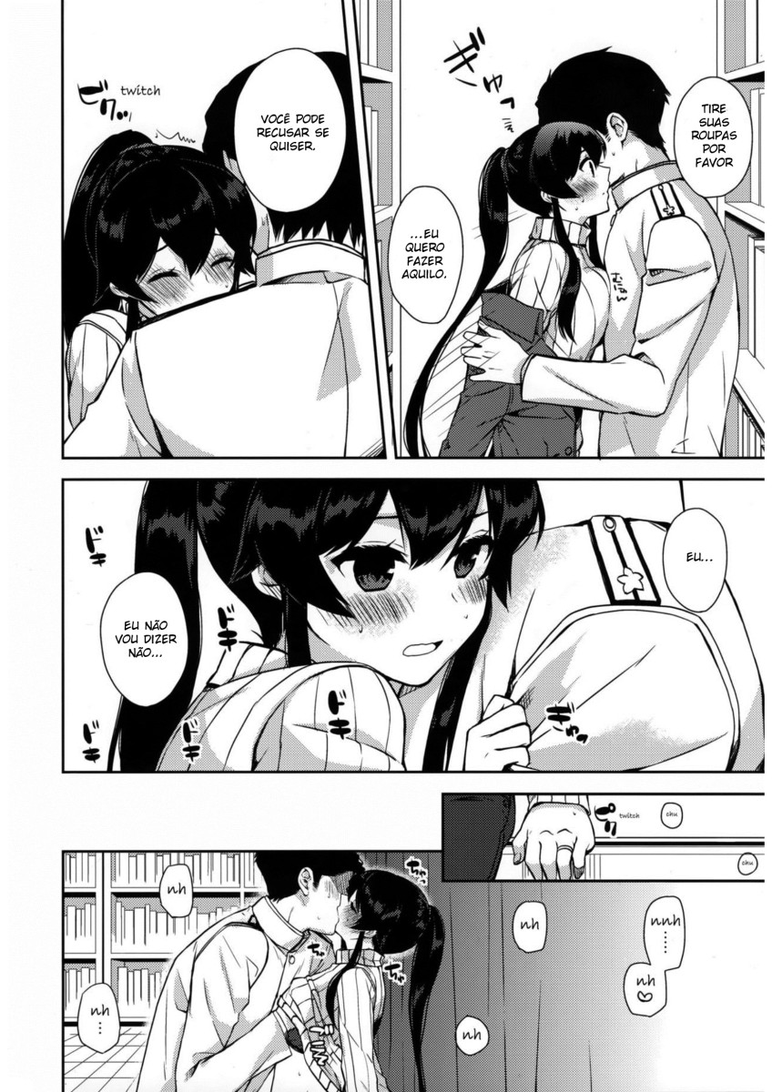 (C90) [Rosapersica (Ichinomiya)] Yoru Yahagi 5 Amaama Shifuku Chakui Sex Hen (Kantai Collection -KanColle-) [Portuguese-BR] [Ninjaboy] - Page 13