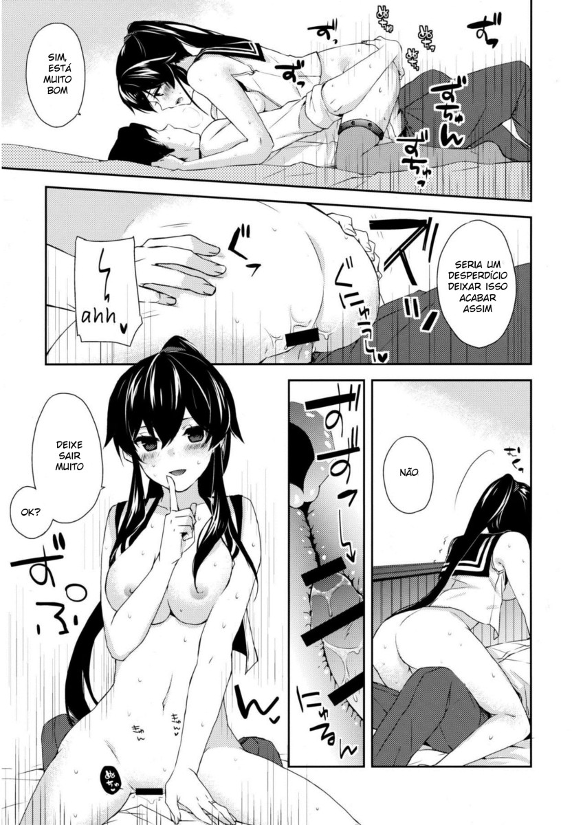(C91) [Rosapersica (Ichinomiya)] Yoru Yahagi ~Yukiyo no Horoyoi Sex Hen~ (Kantai Collection -KanColle-) [Portuguese-BR] - Page 22