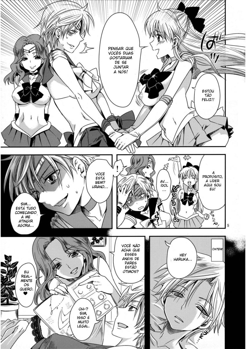 (C89) [Kurione-sha (YU-RI)] Idol Senshi ni Oshioki! ~Uranus no Junan Hen~ (Bishoujo Senshi Sailor Moon) [Portuguese-BR] [Ninjaboy] - Page 4