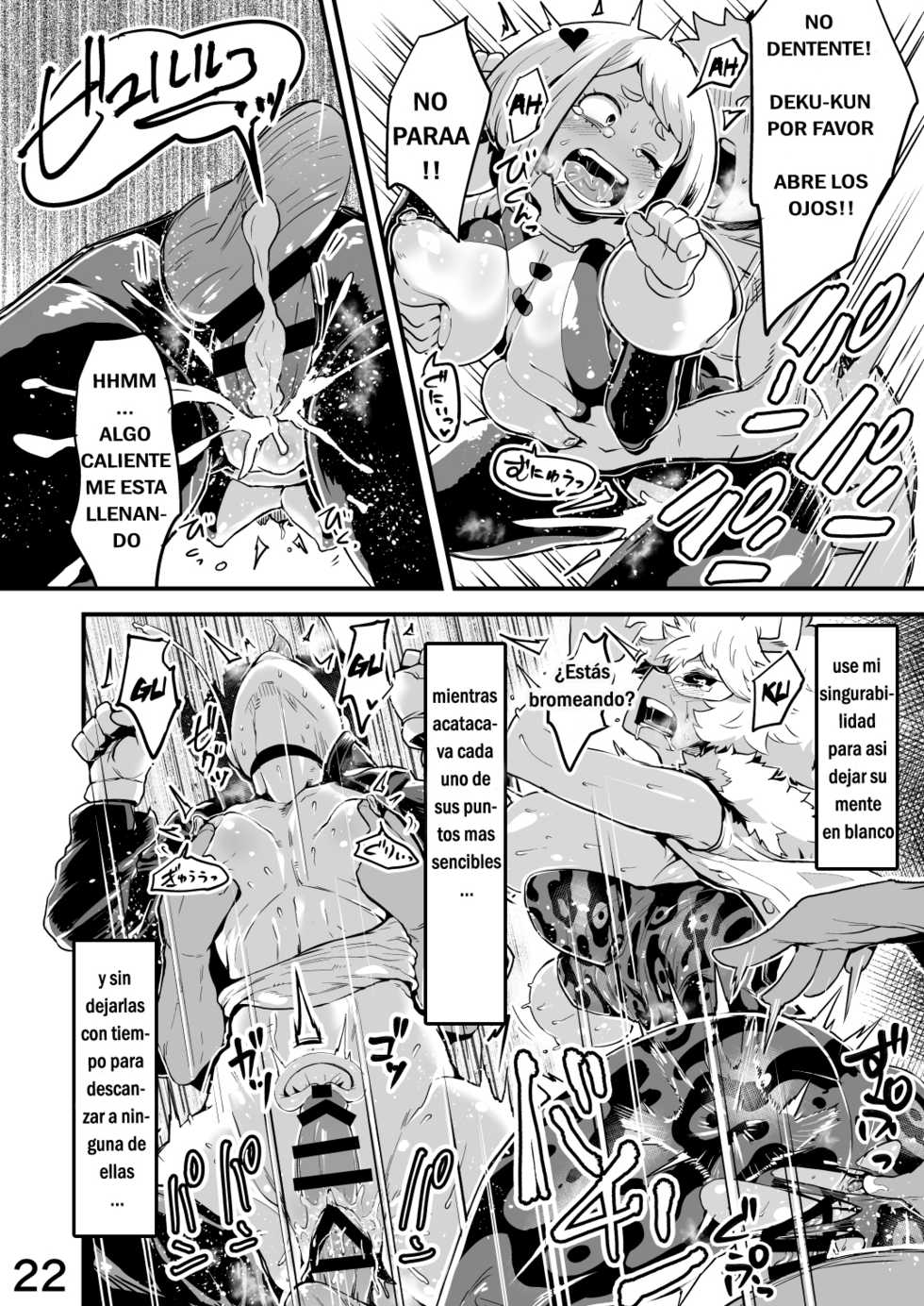 [slime_eer (Nutaunagi)] Boku to Nottori Villain Nakademia Vol. 2 (Boku no Hero Academia) [Spanish] [Digital] - Page 22