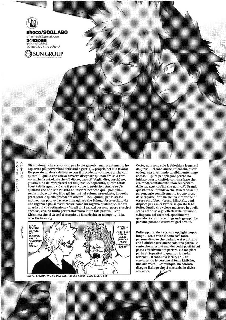 (Douyara Deban no Youda! 10) [SCO.LABO (shoco)] Yuujou Heni | Ridefinendo Amicizia (Boku no Hero Academia) [Italian] [Decensored] - Page 33