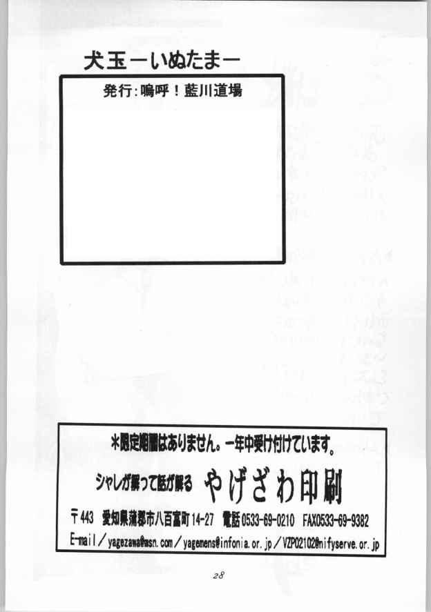 [AA! AIKAWADOJO] inu dama INU-TAMA (Azumanga Daioh) - Page 29