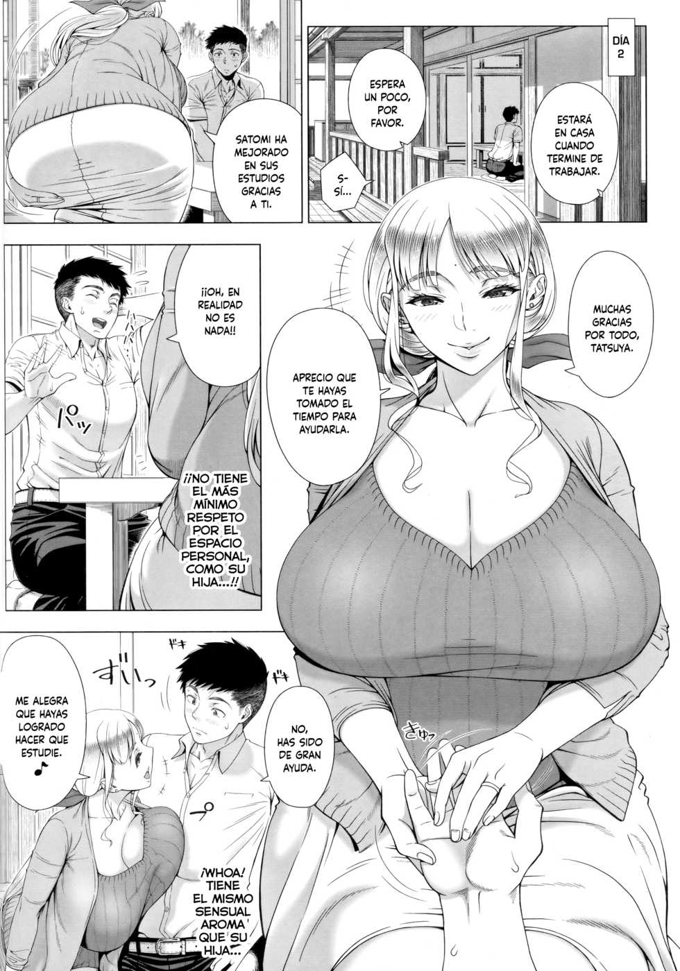 [Shinozuka Yuuji] JK Mama no Shiken Taisaku | El Plan de Estudios de una Madre (Hajimete no Hitozuma) [Spanish] [Shirosaki Scans] [Decensored] - Page 4