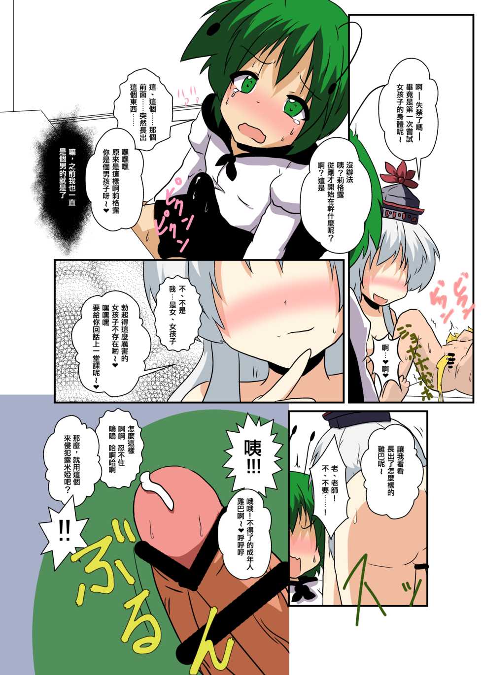 [Ameshoo (Mikaduki Neko)] Touhou TS Monogatari ~ Keine hen 2~ (Touhou Project) [Chinese] [十的我全都要汉化组] - Page 11