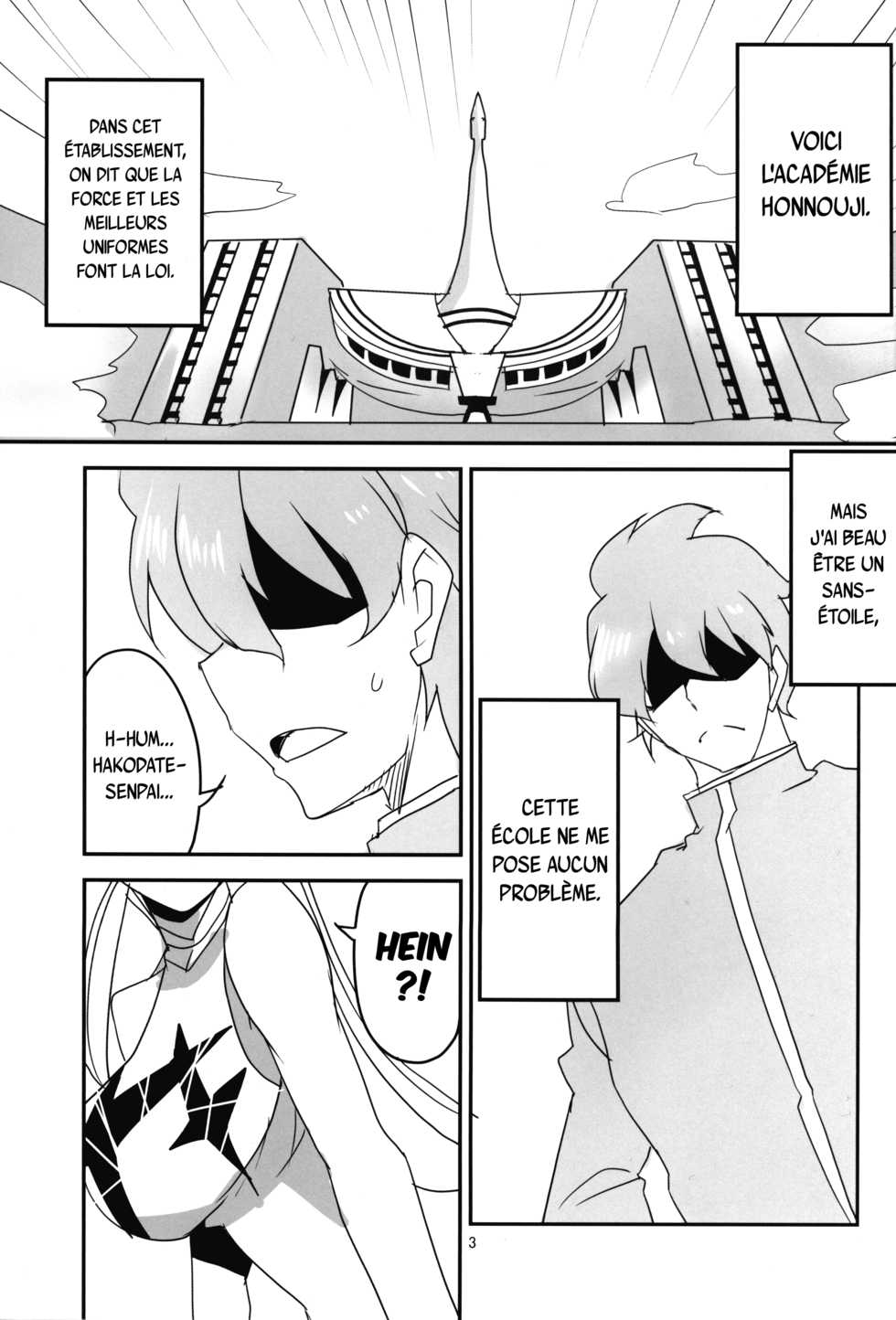 (C85) [BlueMage (Aoi Manabu)] Gokuseifuku no Kanojo (KILL la KILL) [French] {SAXtrad} - Page 4