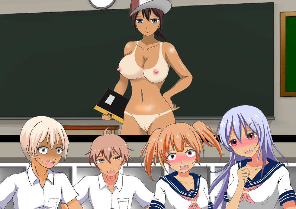 [Dokusai Switch] Only Female Students Are Naked at the Seaside School - Page 2