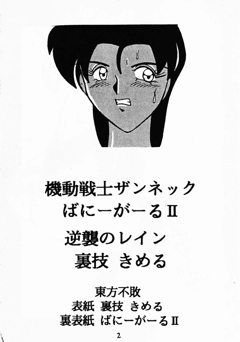 (C47) [Ayashige Dan (Bunny Girl II, Urawaza Kimeru) Touhou Fuhai (G Gundam, Victory Gundam) - Page 3