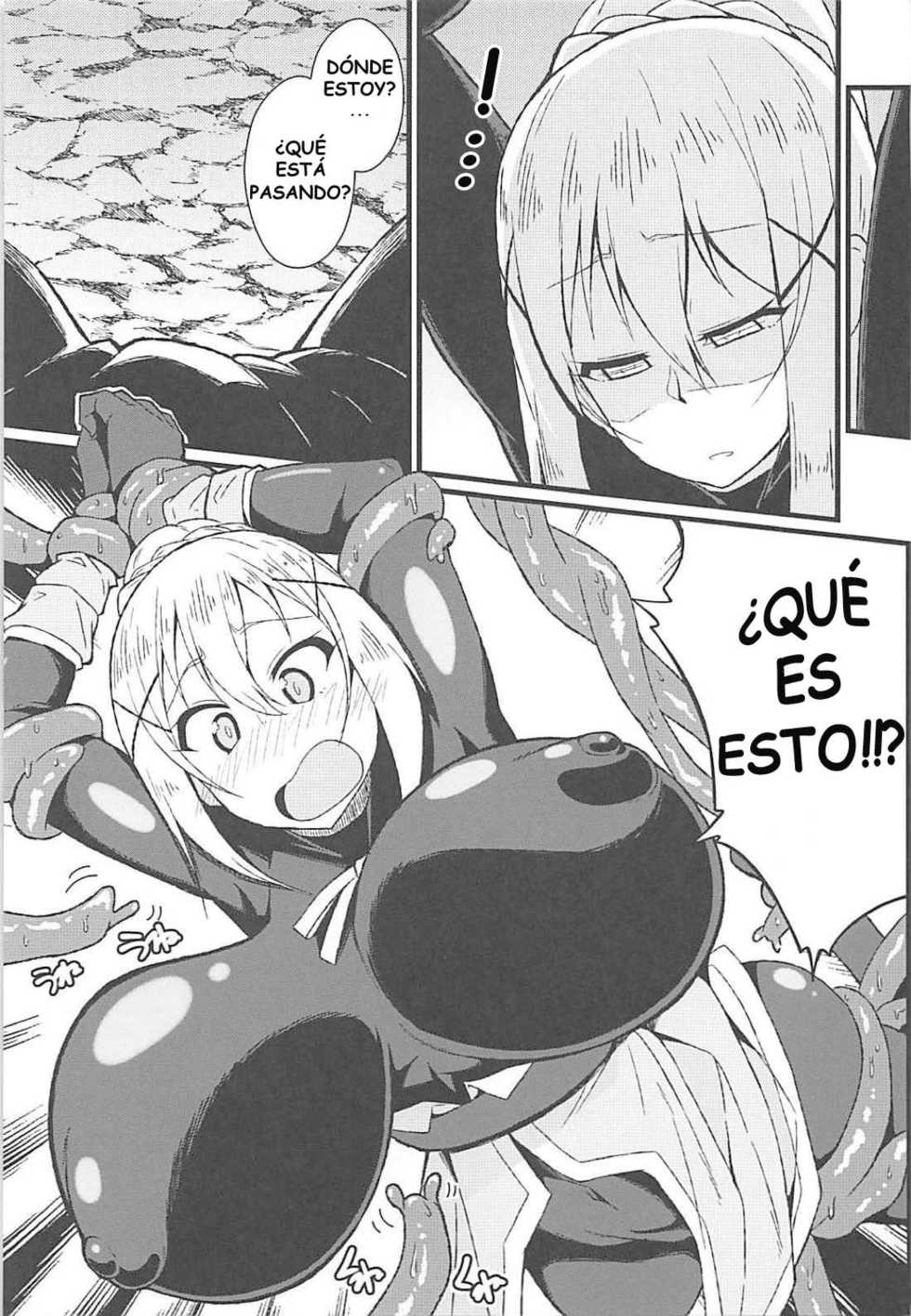 (C94) [Toudori no Su (Toudori)] Kono Subarashii Wana de Darkness to! (Kono Subarashii Sekai ni Syukufuku o!) [Spanish] - Page 4