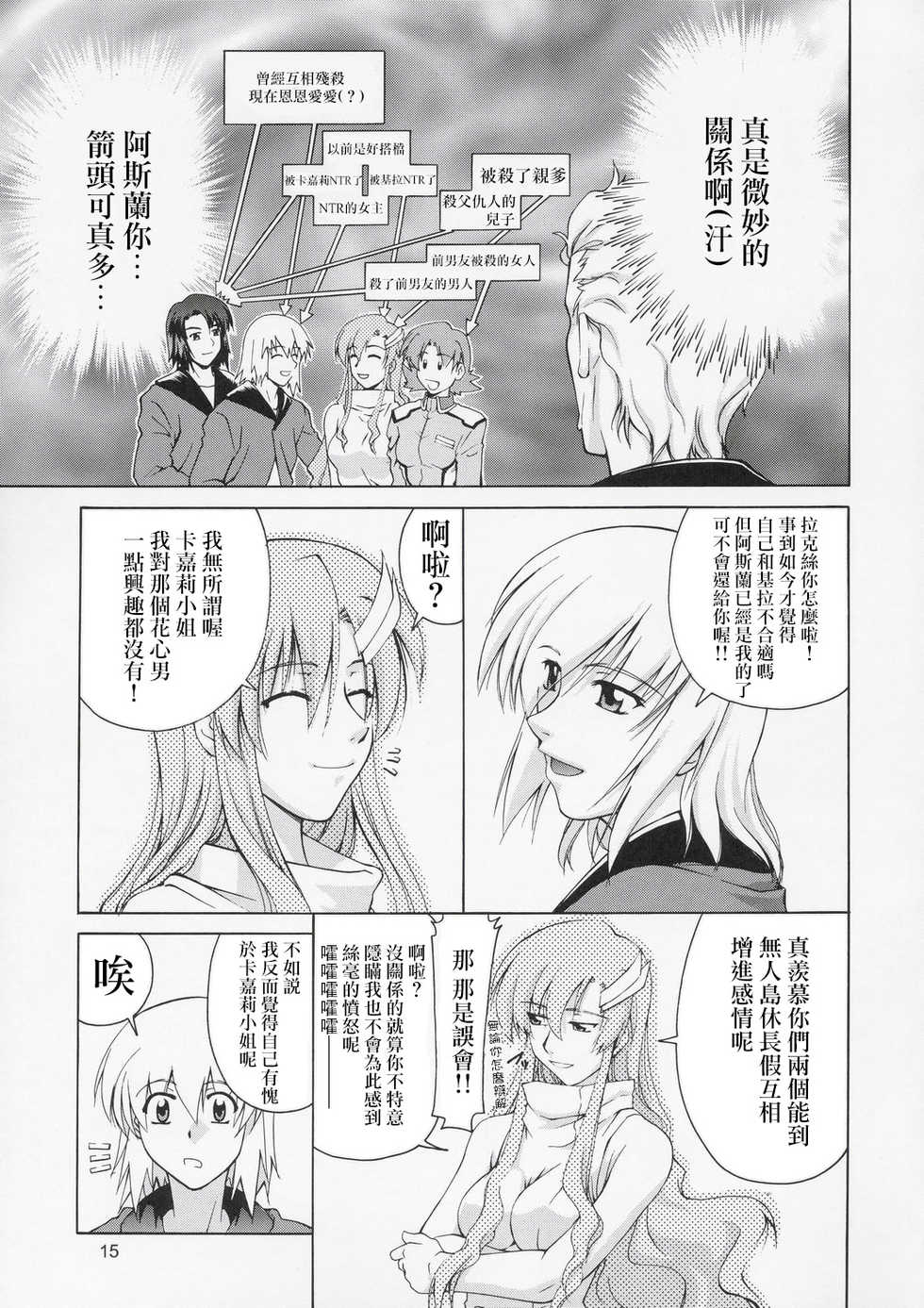 (C67) [Gold Rush (Suzuki Address)] Edition (Omote) (Gundam Seed) [Chinese] [风油精汉化组] - Page 15