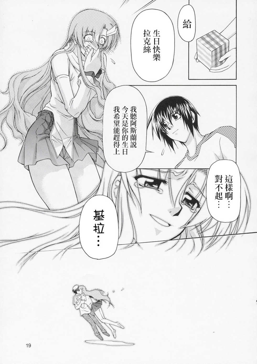 (C67) [Gold Rush (Suzuki Address)] Edition (Omote) (Gundam Seed) [Chinese] [风油精汉化组] - Page 19