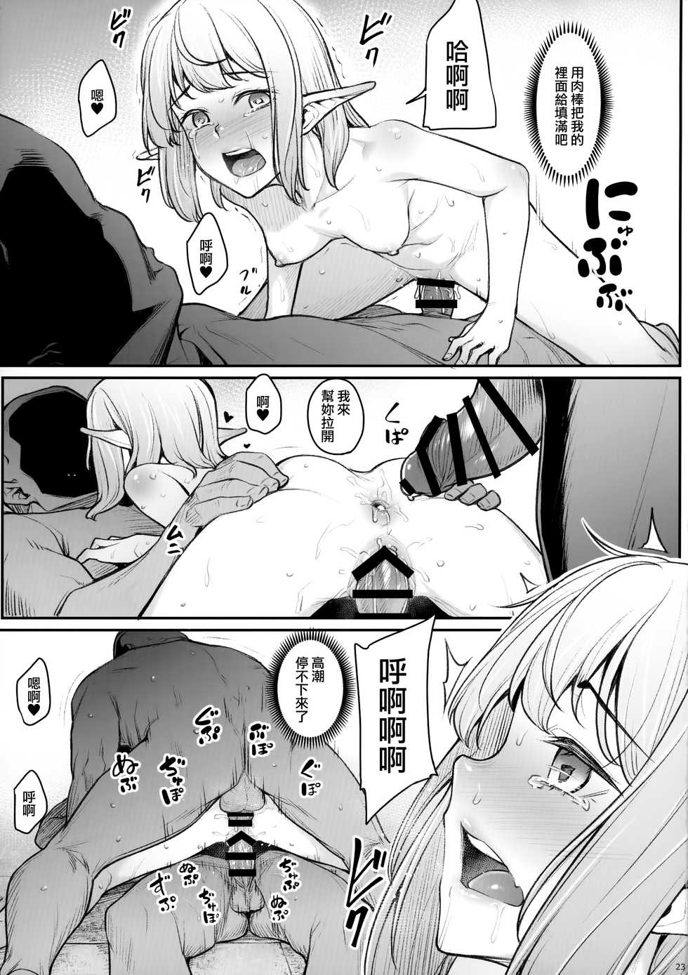 (C96) [Area14 (Kasei)] Elf Midare Midara [Chinese] [無邪気漢化組] - Page 25