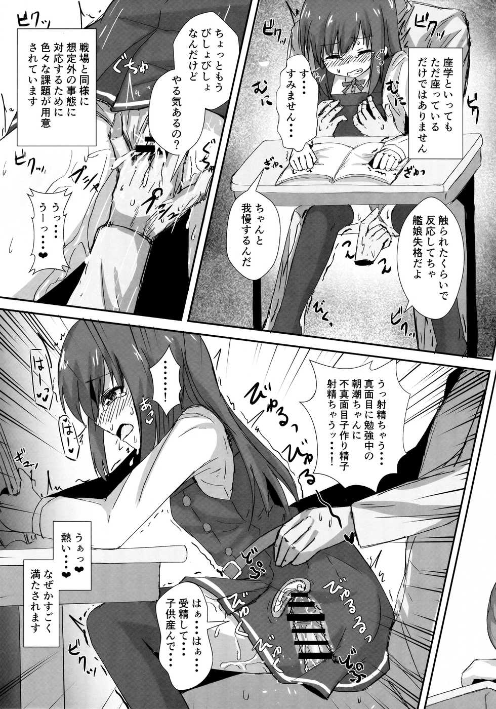 (C97) [Locomocodon (Locos)] Asashio-chan no Ichinichi Saimin (Kantai Collection -KanColle-) - Page 8