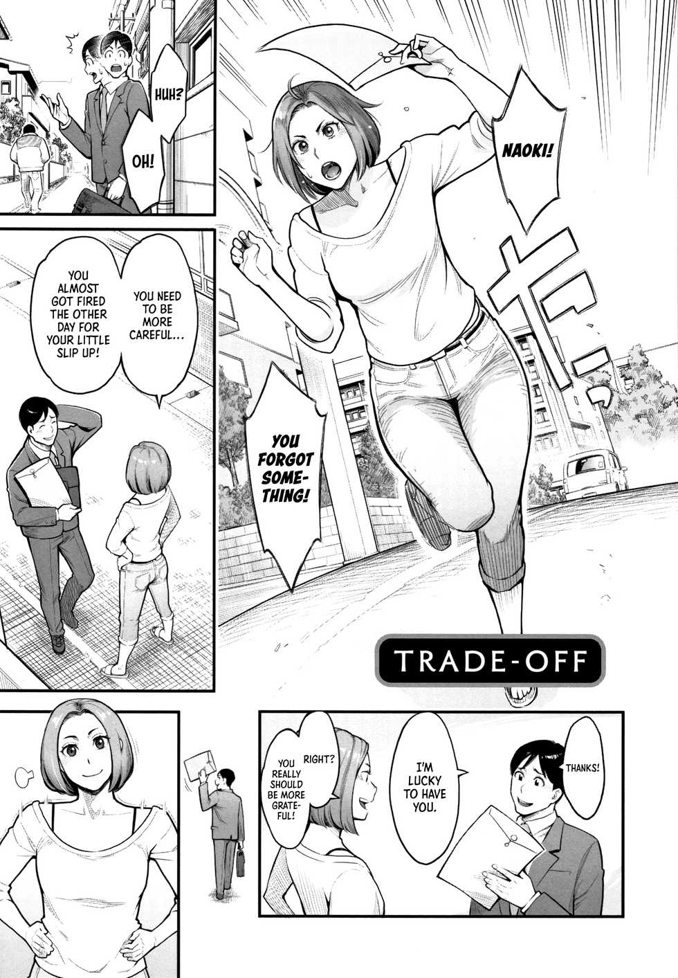 [Mikami Cannon] Trade-Off (Toketa Risei wa Biyaku no Kaori) [English] [Black Paper] - Page 1