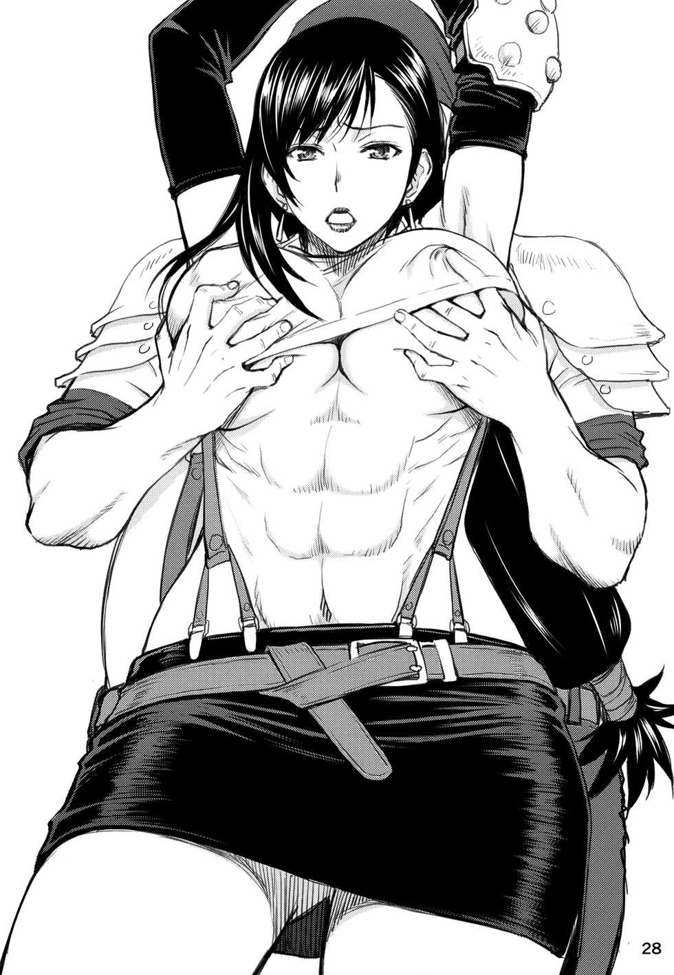 [High Thrust (Inomaru)] Tifa-san no Fuuzoku Kinmu | Tifa's Sex Service Work (Final Fantasy VII) [English] {Doujins.com} [Digital] - Page 25