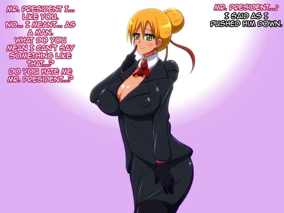 [Sennen Comodo] 	Spy de Aru Onna Hisho ga Shachou o Yuuwaku shi Hitori de Kaisha o Tousan sunzen made Oikomu made ~Oshiete kuretara Kimochi ii Koto shite Agemasu yo~ [English] - Page 23