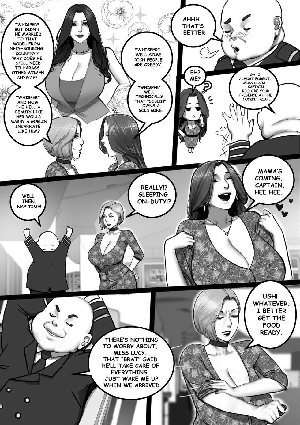 [Scarlett Ann] MILF AIRLINE: My Dear Mr. Pilot (Ongoing) - Page 11