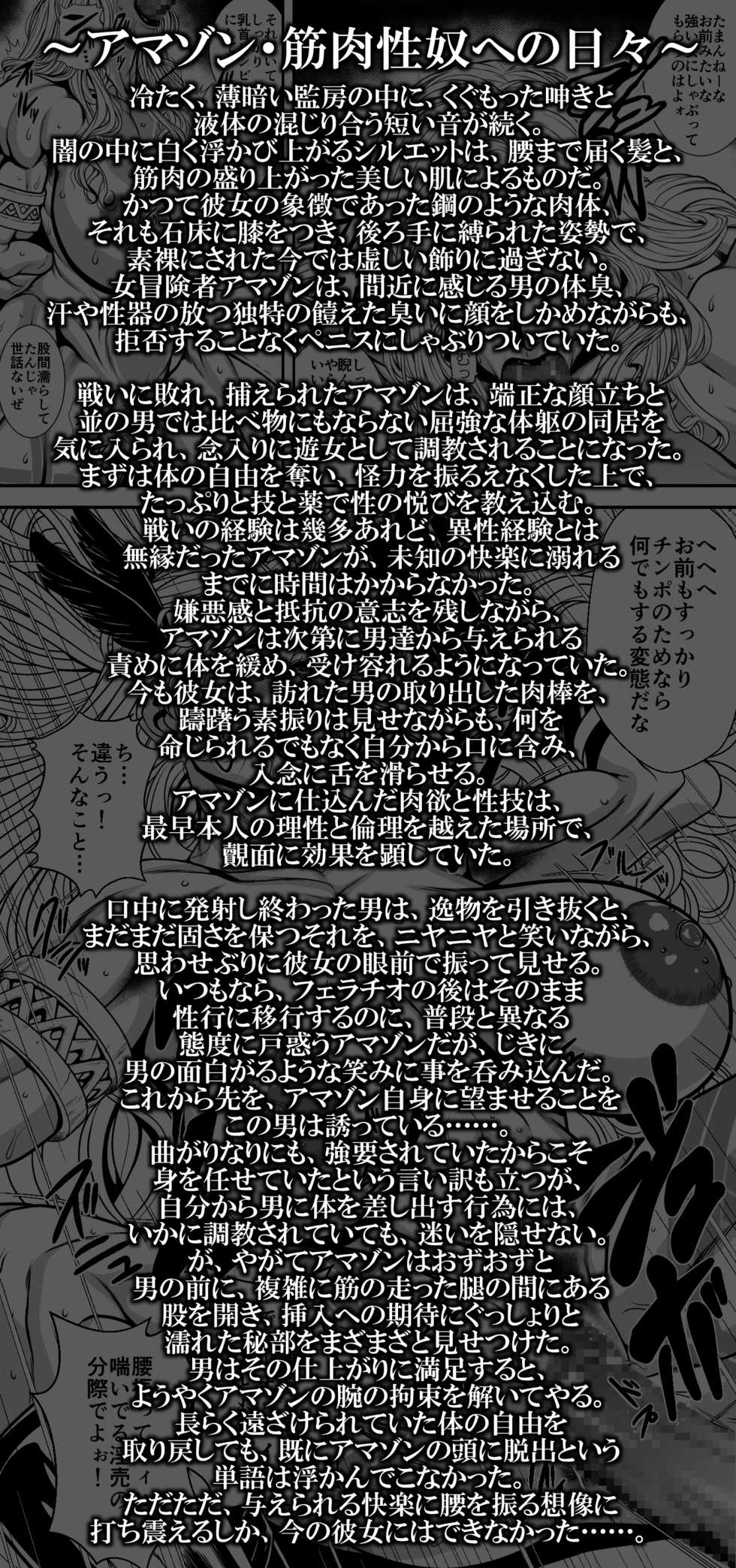 [RED SONJA (Ginga Azuma)] (Omo ni) Risty ga Hidoi Me ni Au Monochro Illust Shuu (Queen's Blade) - Page 22