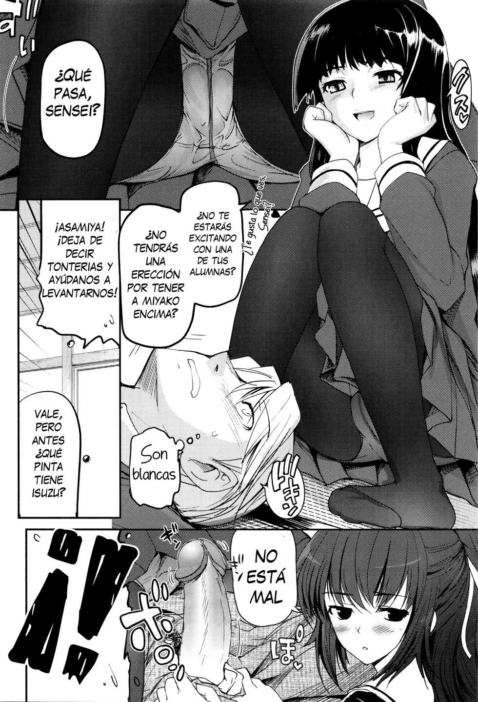 [Tsukiyoshi Hiroki] Shoujo-tachi no Sadism + Illust Card [Spanish] [arKram] [Decensored] - Page 9