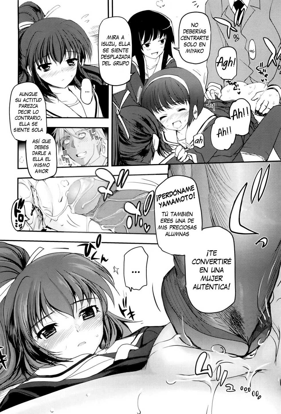 [Tsukiyoshi Hiroki] Shoujo-tachi no Sadism + Illust Card [Spanish] [arKram] [Decensored] - Page 24