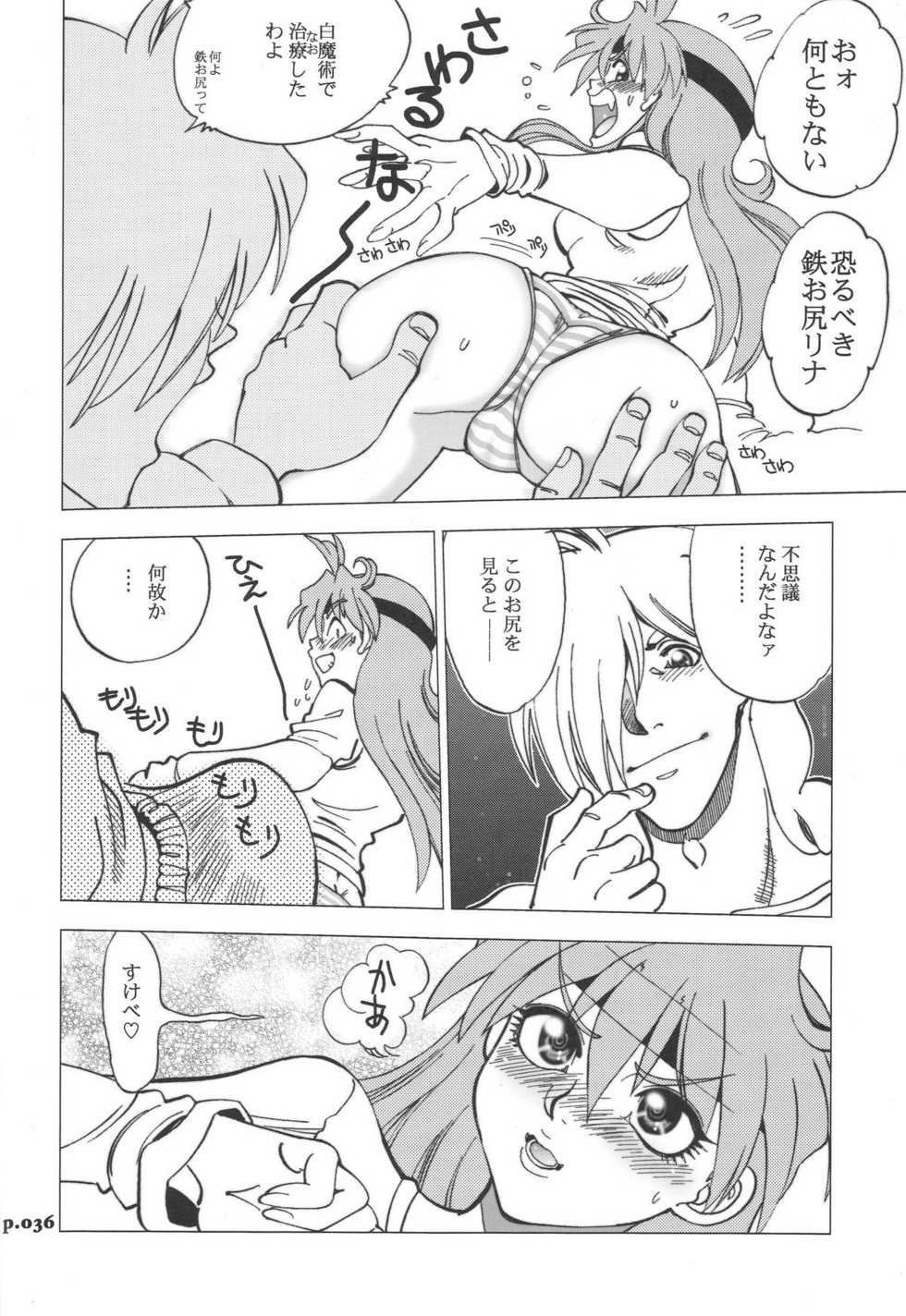 (C74) [Chuuka Mantou (Yagami Dai)] Mantou.32 (Neon Genesis Evangelion, Slayers) - Page 36