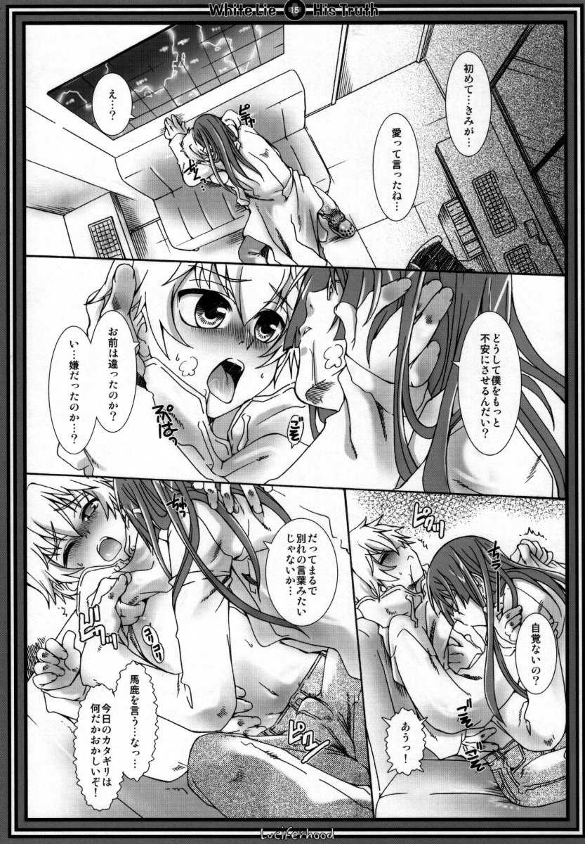 (C73) [Luciferhood (Uchoten)] White Lie (Gundam 00) - Page 14