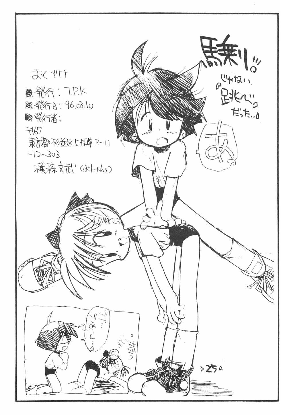 (C54) [T.P.K (Yokonyan)] Rakubakibon (Various) - Page 27