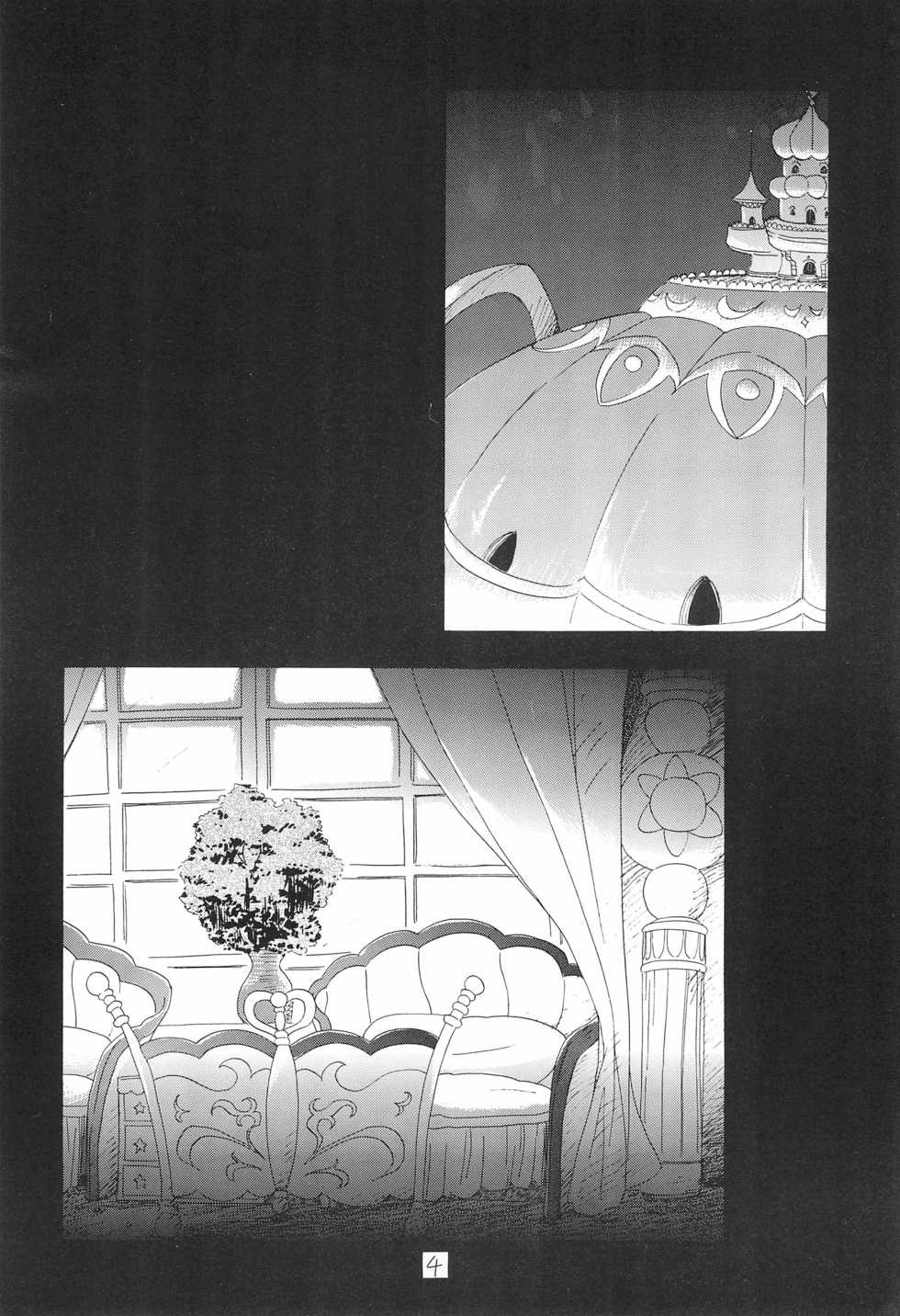 (Puniket 12) [Ogagaga-sou (Gatayan)] Himitsu no Futago Hime (Fushigiboshi no Futago Hime) - Page 4