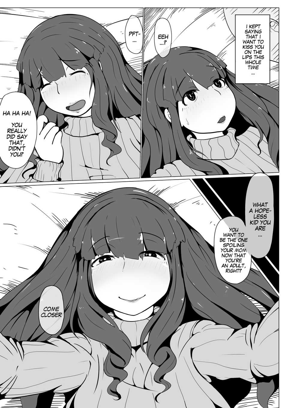 [moya] Okaa-san to Kiss Shiyou | Hey, Mom, Let's Kiss! [English] [MegaFagget] - Page 20