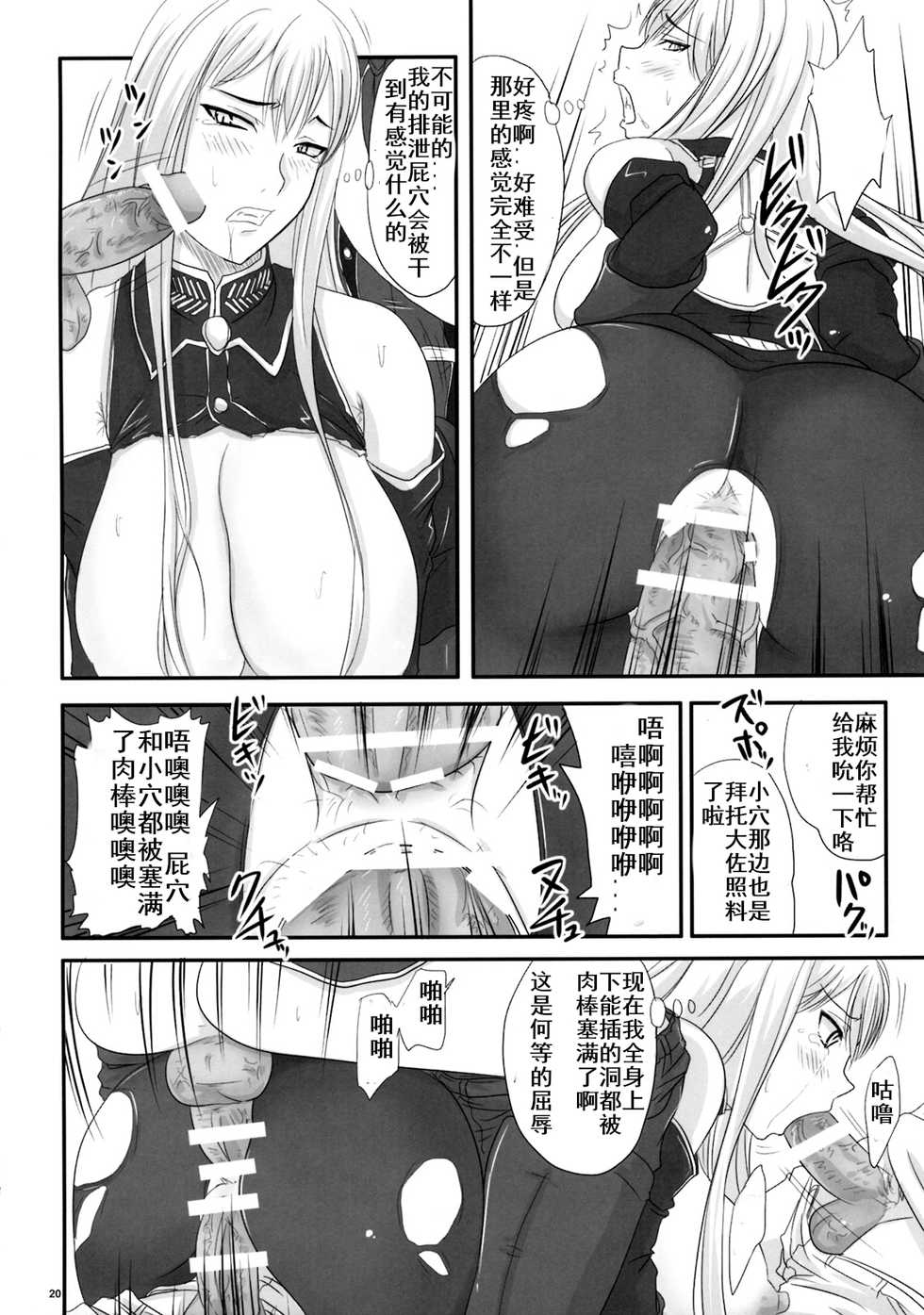 (COMIC1☆3) [Nozarashi (Nozarashi Satoru)] Senjou no Valkyria Dase, Selvaria no Naka ni (Valkyria Chronicles) [Chinese] [鹦鹉个人汉化] - Page 19