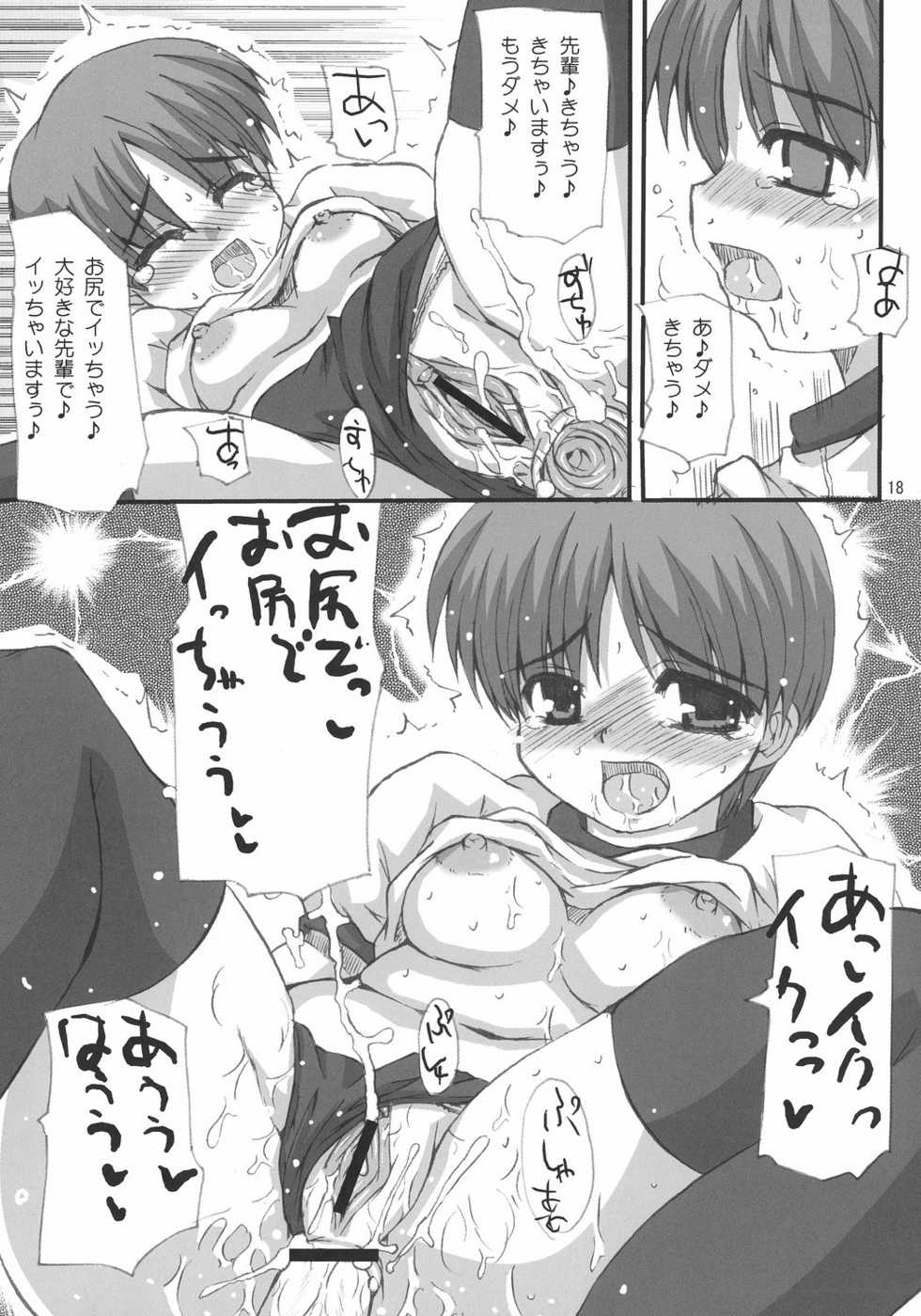 (C66) [Hard Puncher Maniax (Shibahara Gocho)] Chihiro Under Size (Tsuki wa Higashi ni Hi wa Nishi ni ～Operation Sanctuary～) - Page 17