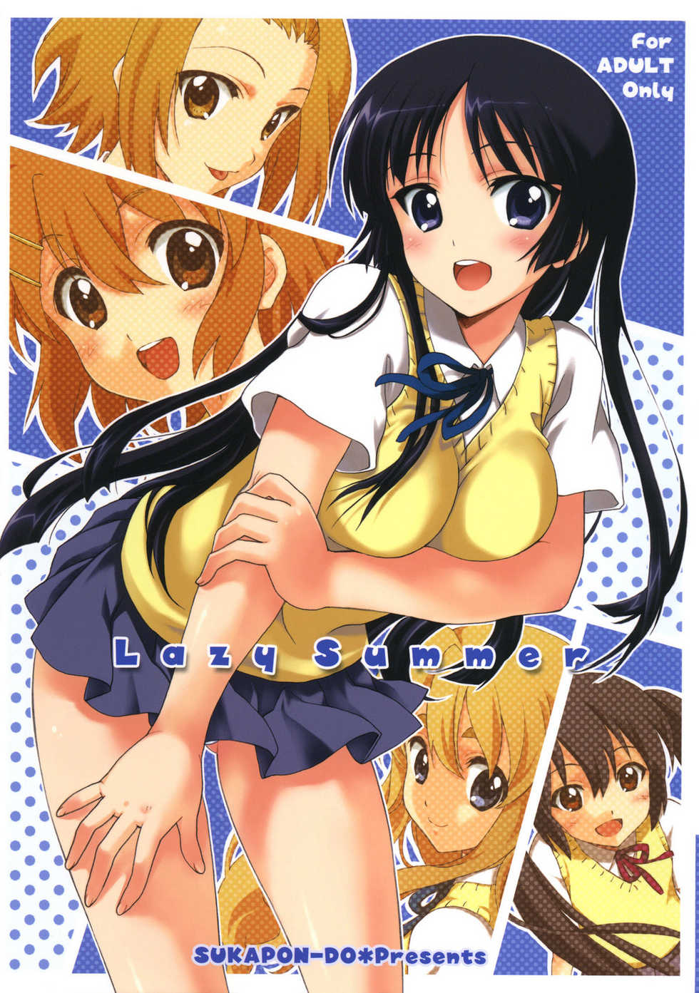 (C76) [SUKAPON-DO (Kagawa Tomonobu, Yano Takumi)] Lazy Summer (K-ON!) [English] - Page 1