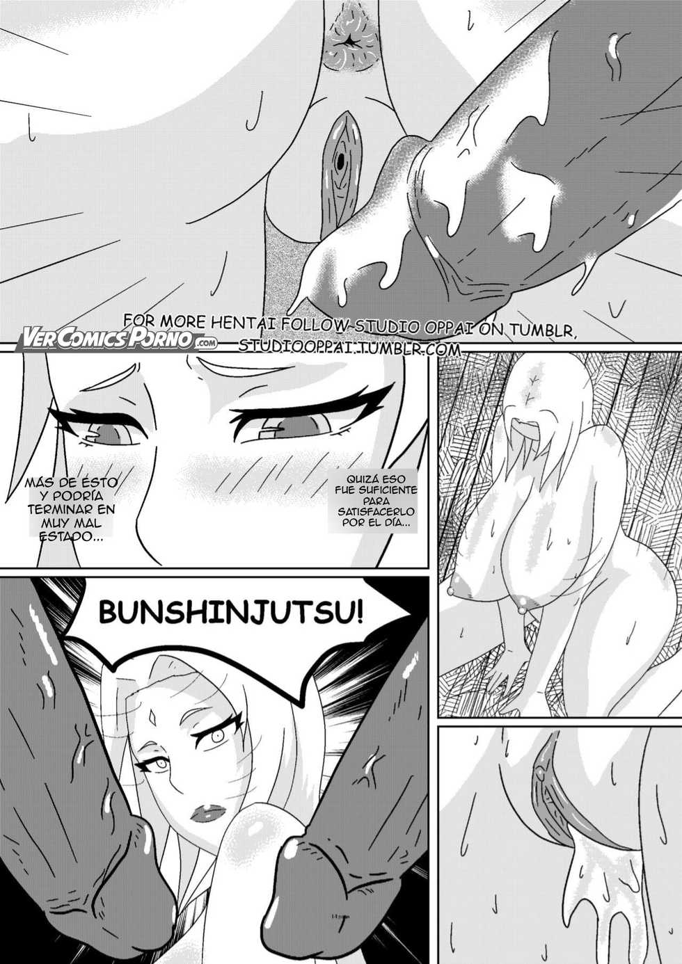 [studio oppai] tsunades lost bet [Spanish] - Page 15