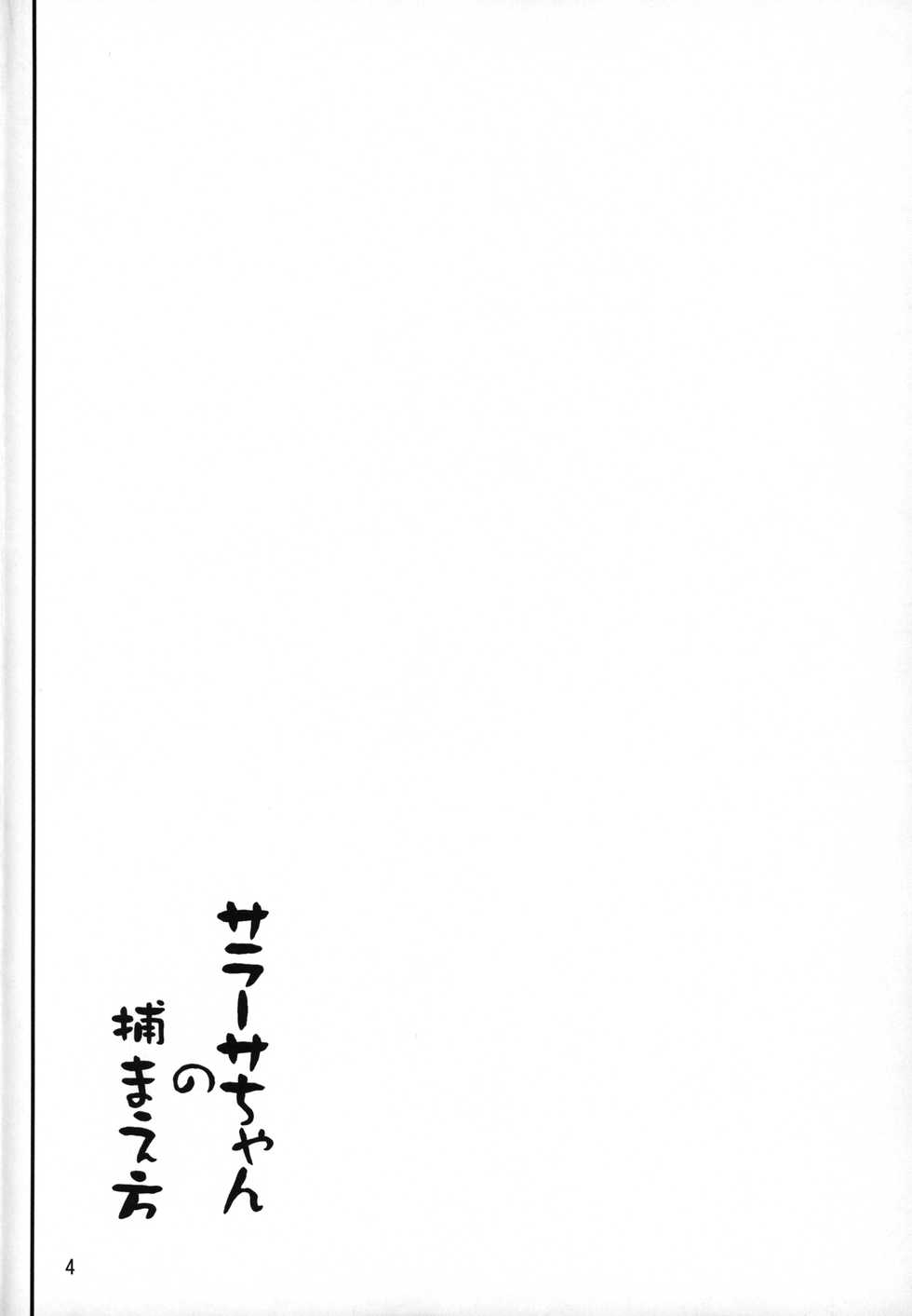(C90) [D2 Algorithm (Rokuichi)] Sarasa-chan no Tsukamaekata (Granblue Fantasy) - Page 3