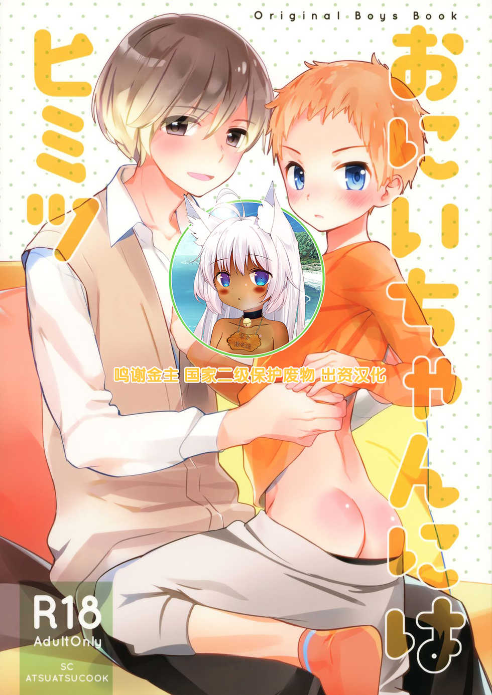 [AtsuatsuCOOK, SC (Katagiri Atsuko, Gyuunyuu Rinda)] Onii-chan ni wa Himitsu [Chinese] [零食汉化组] [2019-01-20] - Page 1