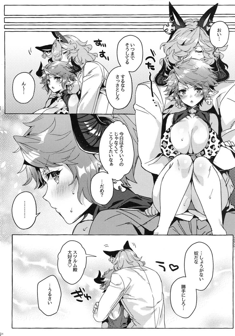 (C97) [Hachimitsu Romance (Eno Yukimi)] Sore wa Mou Tsukiatte Iru node wa? (Granblue Fantasy) - Page 24