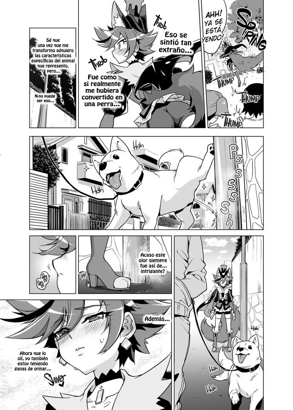 [Muchakai (Mucha)] Chocolat-chan no Kirakira Roshutsu Juukan | Chocolat's Sparkling Public Mating Show (Kirakira PreCure a la Mode) [Spanish] [kalock] [Decensored] [Digital] - Page 6