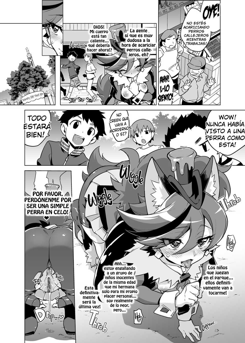 [Muchakai (Mucha)] Chocolat-chan no Kirakira Roshutsu Juukan | Chocolat's Sparkling Public Mating Show (Kirakira PreCure a la Mode) [Spanish] [kalock] [Decensored] [Digital] - Page 11