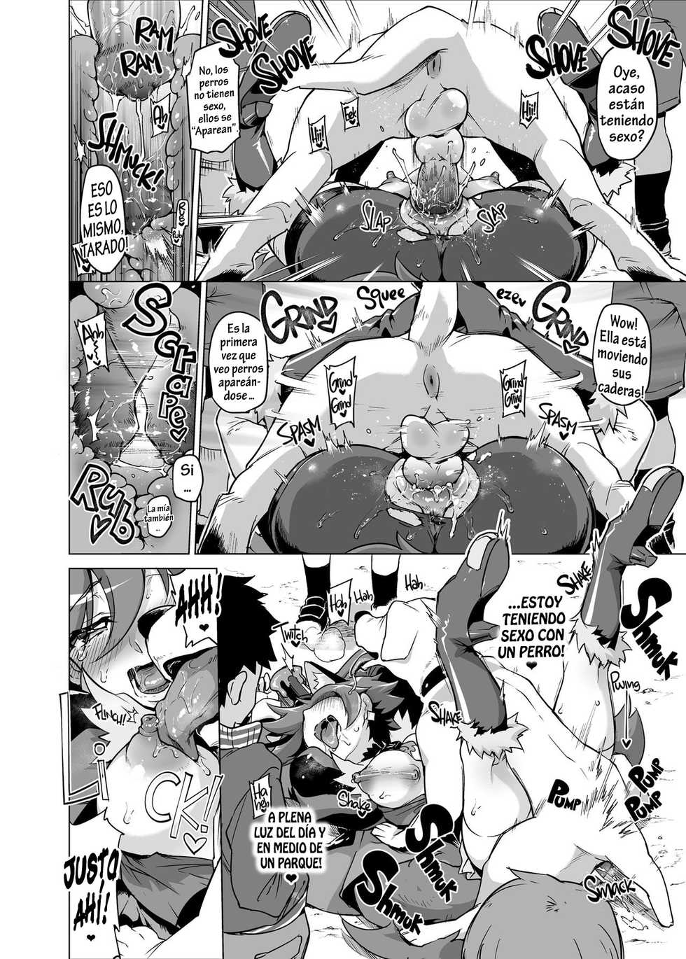 [Muchakai (Mucha)] Chocolat-chan no Kirakira Roshutsu Juukan | Chocolat's Sparkling Public Mating Show (Kirakira PreCure a la Mode) [Spanish] [kalock] [Decensored] [Digital] - Page 19