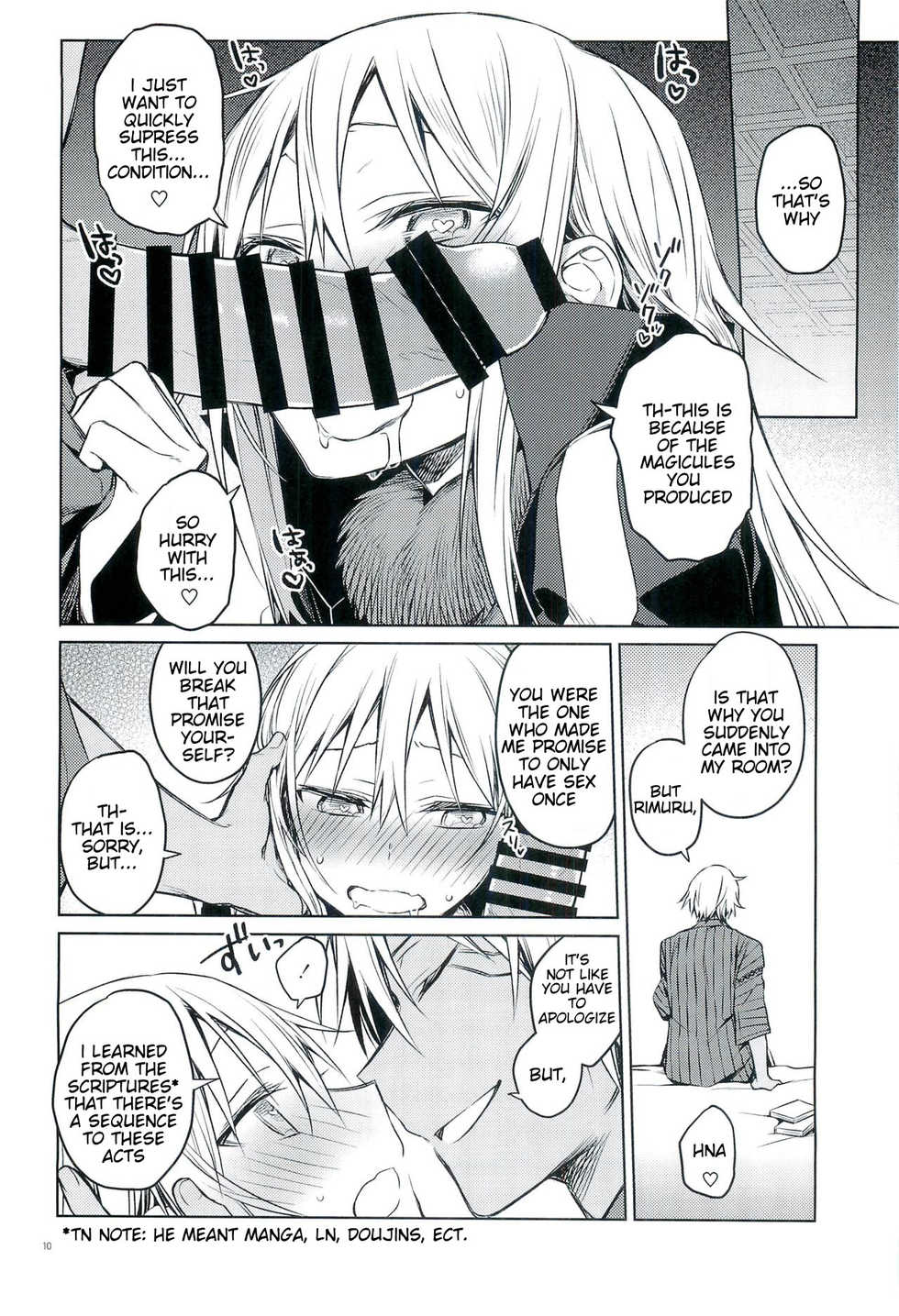 (to infinity) [Kuusou Kyuuka (Mikoto Kei)] Tokunou! Boufuu Maso | Especially Dense Tempest Magicules! (Tensei Shitara Slime datta Ken) [English] [Keksz] - Page 9