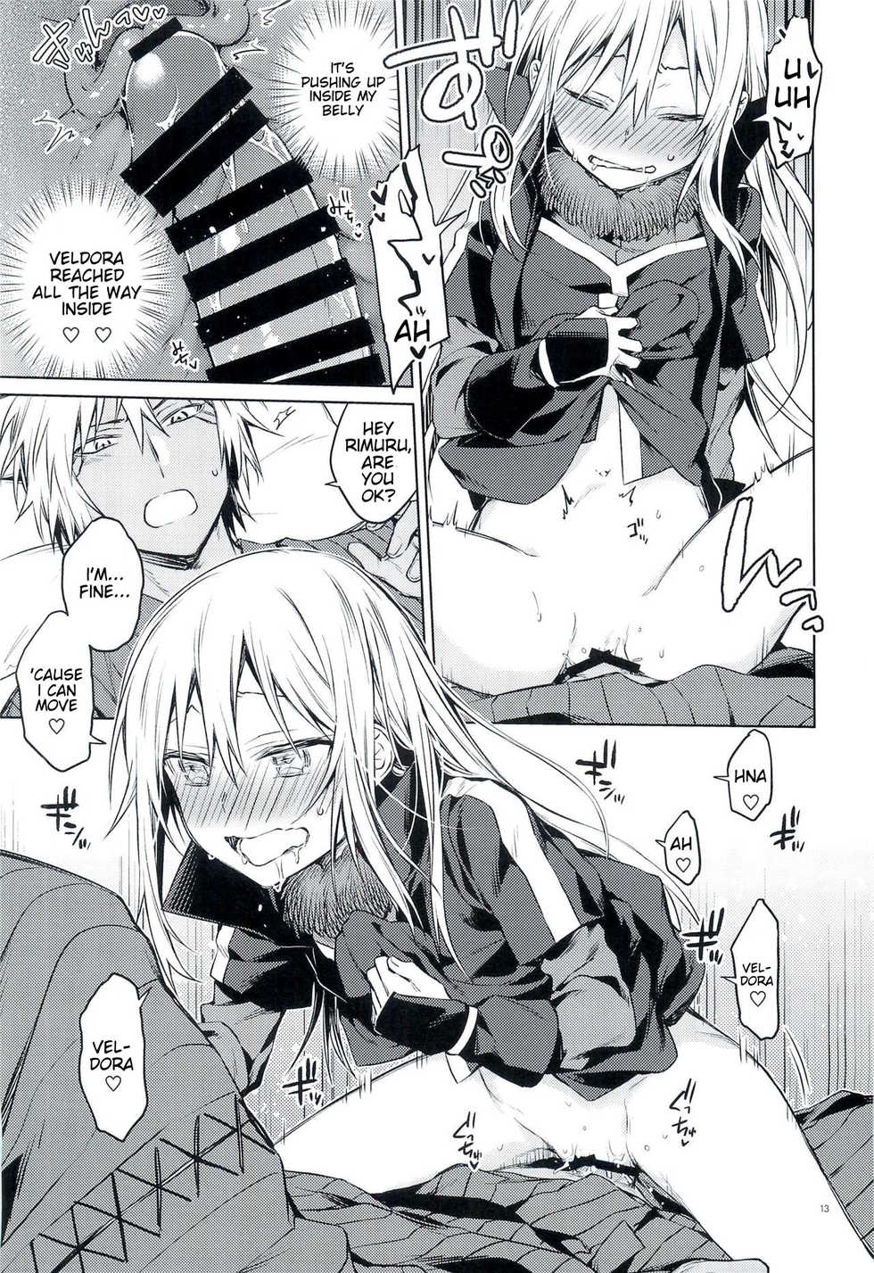 (to infinity) [Kuusou Kyuuka (Mikoto Kei)] Tokunou! Boufuu Maso | Especially Dense Tempest Magicules! (Tensei Shitara Slime datta Ken) [English] [Keksz] - Page 12