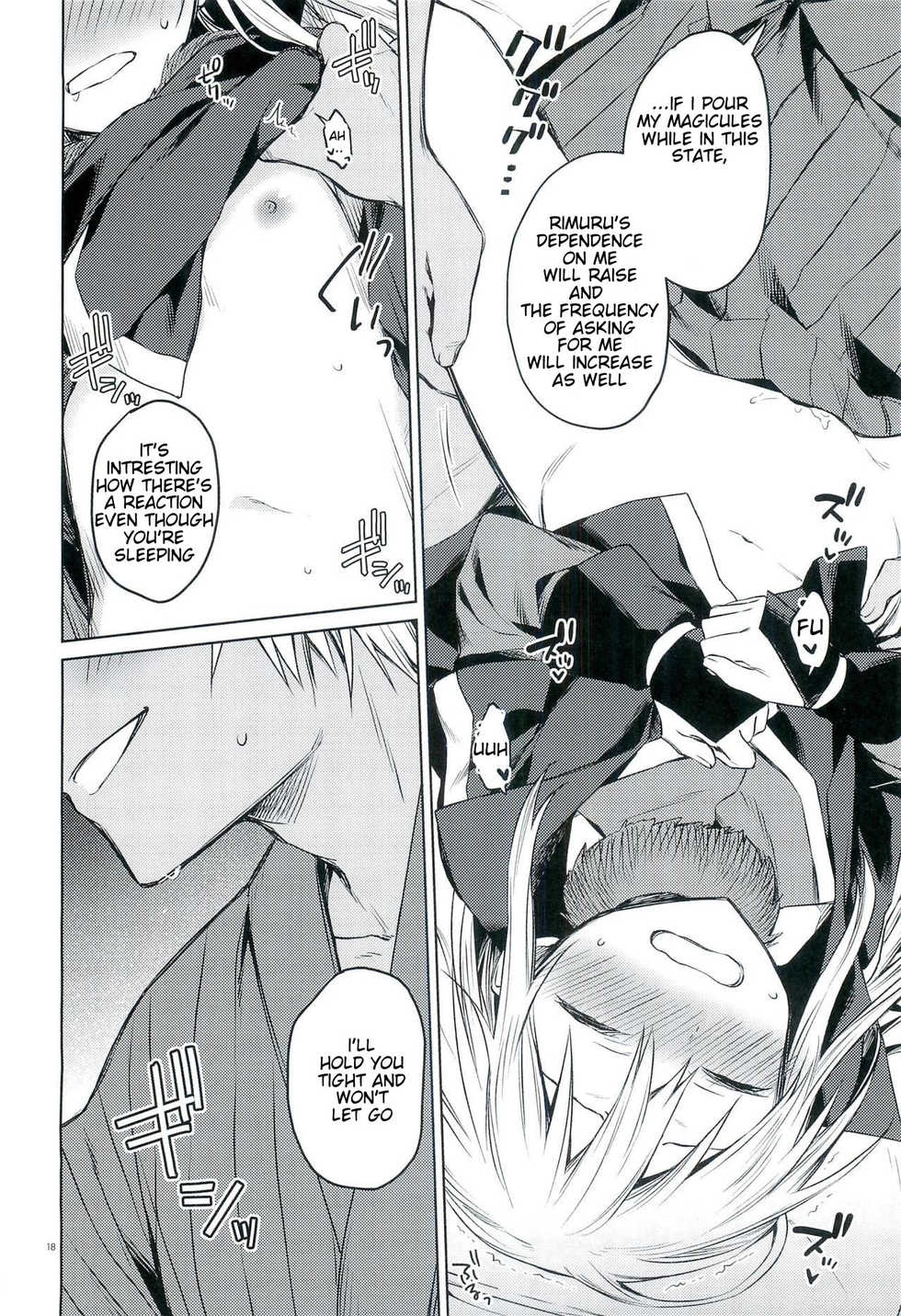 (to infinity) [Kuusou Kyuuka (Mikoto Kei)] Tokunou! Boufuu Maso | Especially Dense Tempest Magicules! (Tensei Shitara Slime datta Ken) [English] [Keksz] - Page 17