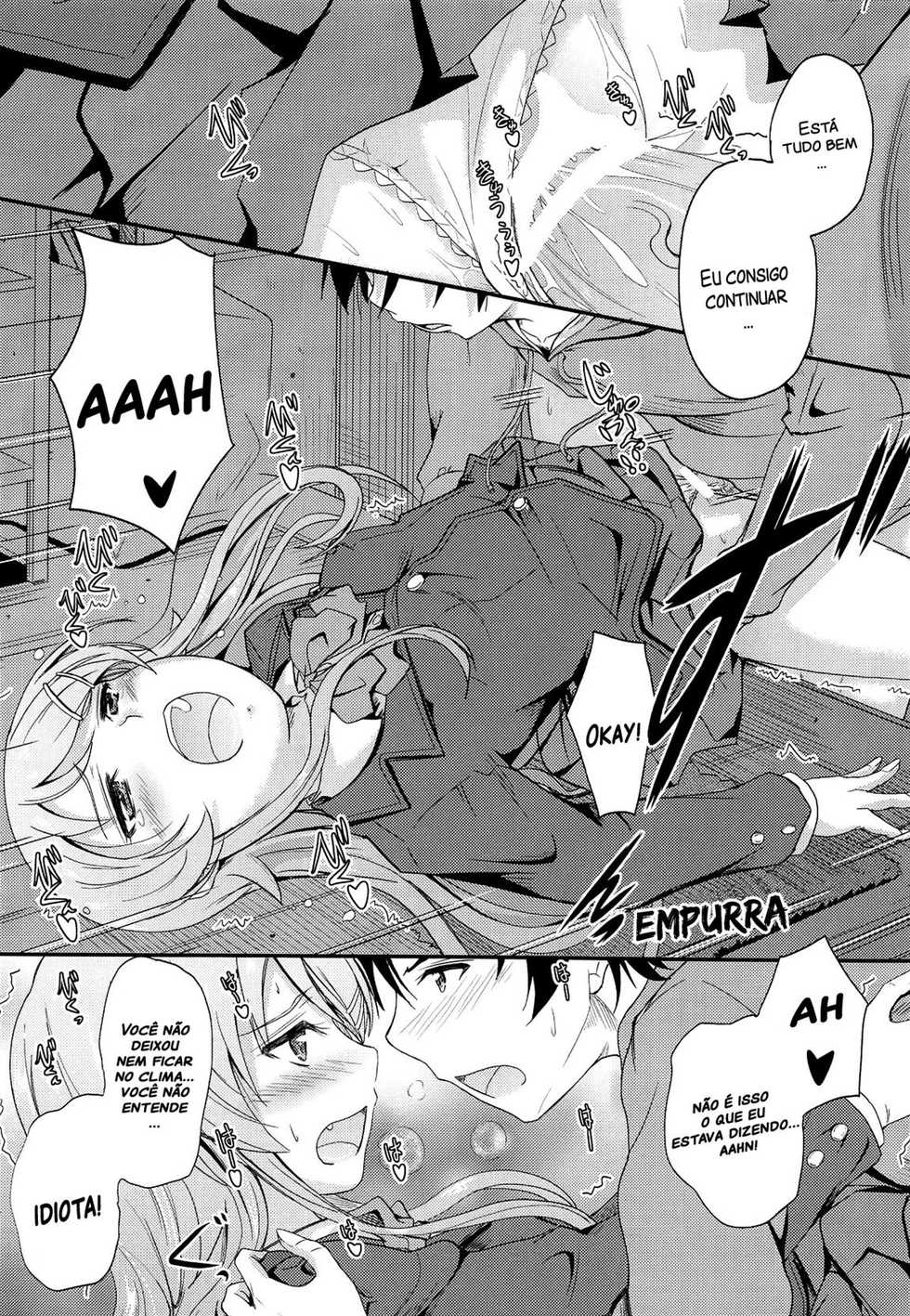 (COMIC1☆8) [Junk Box (Mutsuki)] Fuku o Shinchou Suru Tabi ni Aniki ga Koufun Shitekite Chou Uzain desu kedo? (Ore no Imouto ga Konna ni Kawaii Wake ga Nai) [Portuguese-BR] [Hentai Season] - Page 13