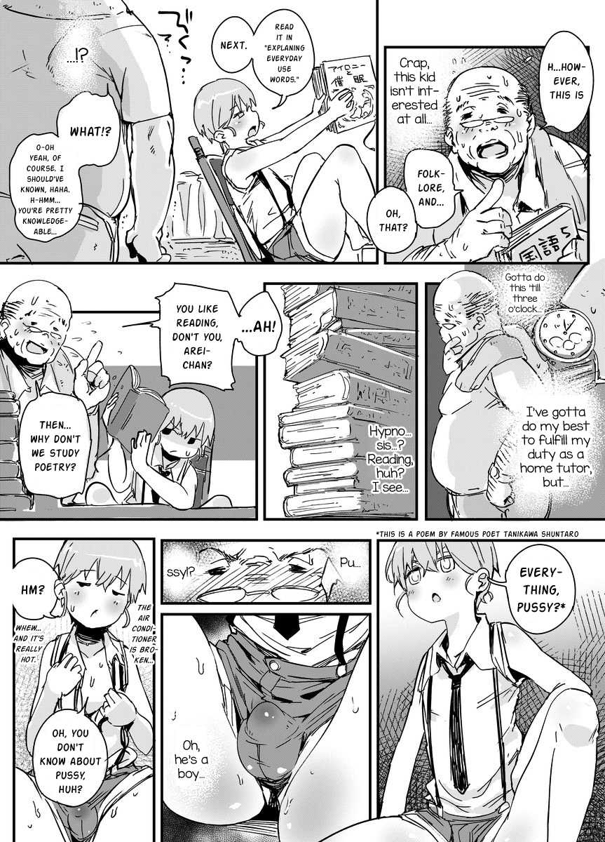 [PLATONiCA (Nyorubee)] Tensai Otokonoko to Kateikyoushi Oji-san to Saiminjutsu (Kari) [English] [mysterymeat3] - Page 5