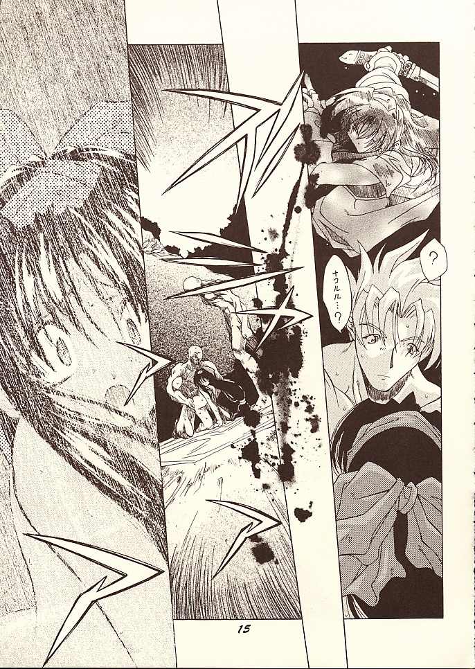 (SC4) [Mokushiroku (Yoshinaga Eikichi)] Shin Tenmei Kairou -Zan- (Samurai Spirits) - Page 14