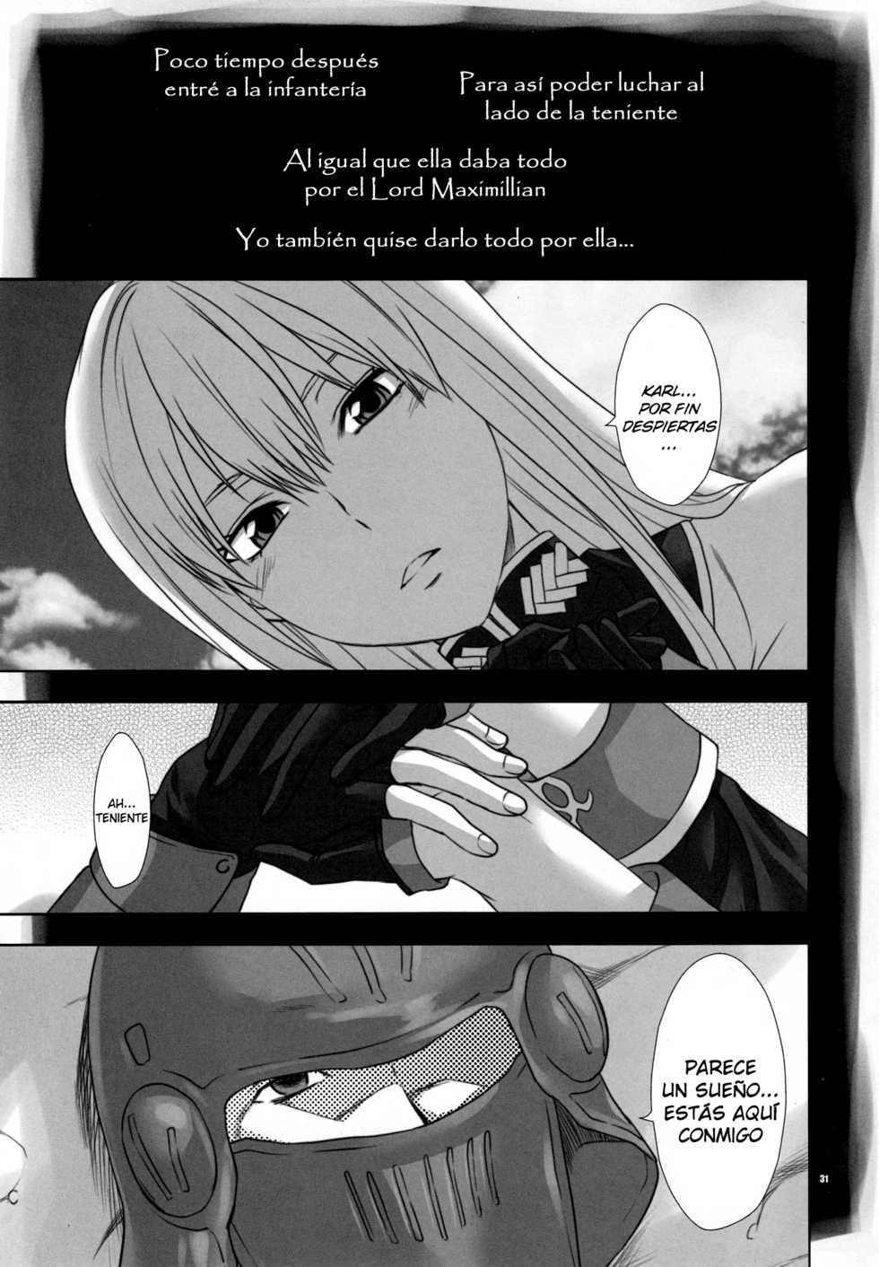 [Lv.X+ (Yuzuki N Dash)] Boku no Subete o Taisa ni Sasagu | I Will Give My All for the Colonel (Valkyria Chronicles) [Spanish] {Lanerte} [2010-09-05] - Page 31