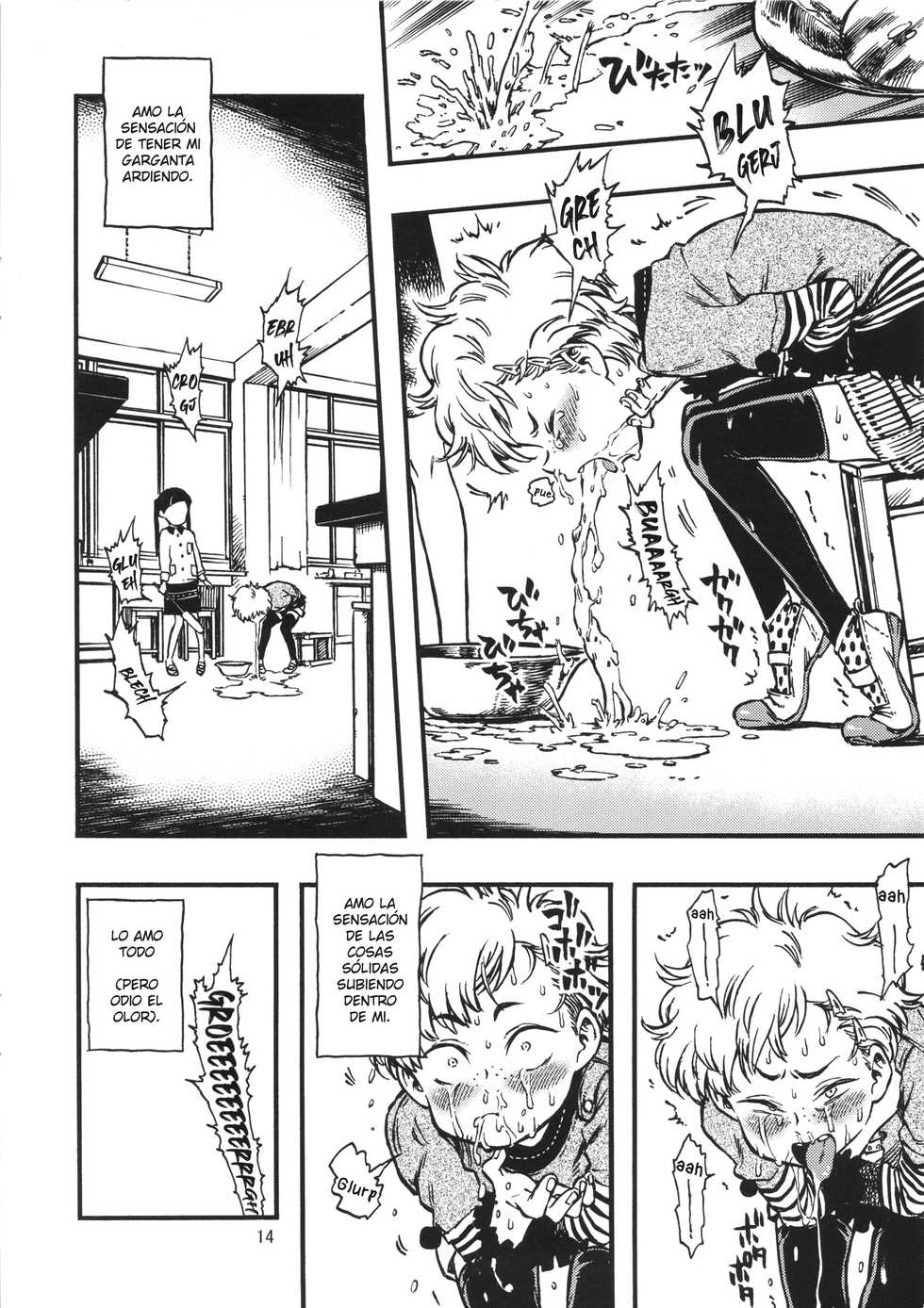 (C85) [Minori Kenkyuujo (Minori Kenshirou)] Geroko-chan to Chikubiko-chan | Vomitocita y Pezoncita [Spanish] - Page 13