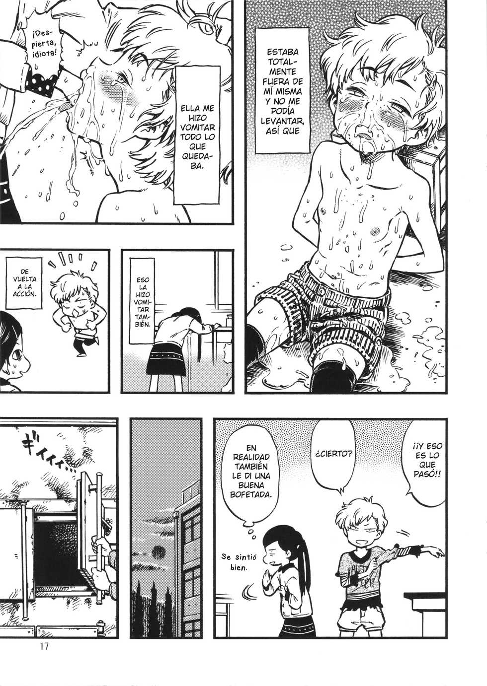 (C85) [Minori Kenkyuujo (Minori Kenshirou)] Geroko-chan to Chikubiko-chan | Vomitocita y Pezoncita [Spanish] - Page 16