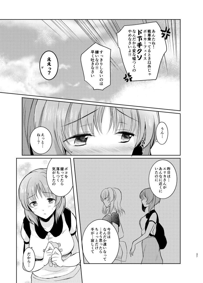 [Tetsukazuno Ao. (Emilio)] Futarikiri no Natsu (Girls und Panzer) [Digital] - Page 36