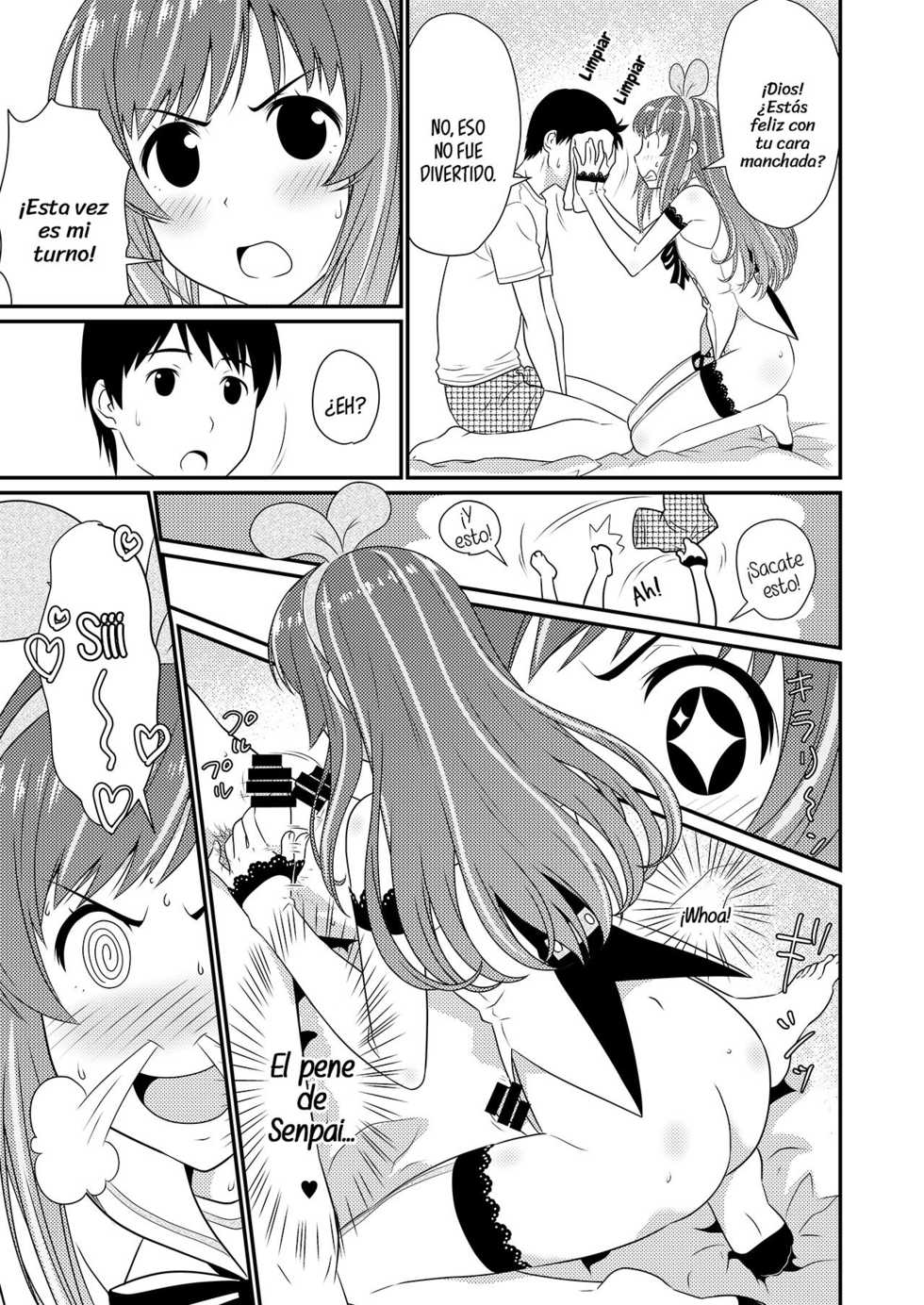 [Gouten Doujou (KIKI)] Cosplay Otokonoko to Marumaru! | El Cosplay del Chico Trap! (Kizuna Ai) [Spanish] [MelyTrapScans] [Digital] - Page 9