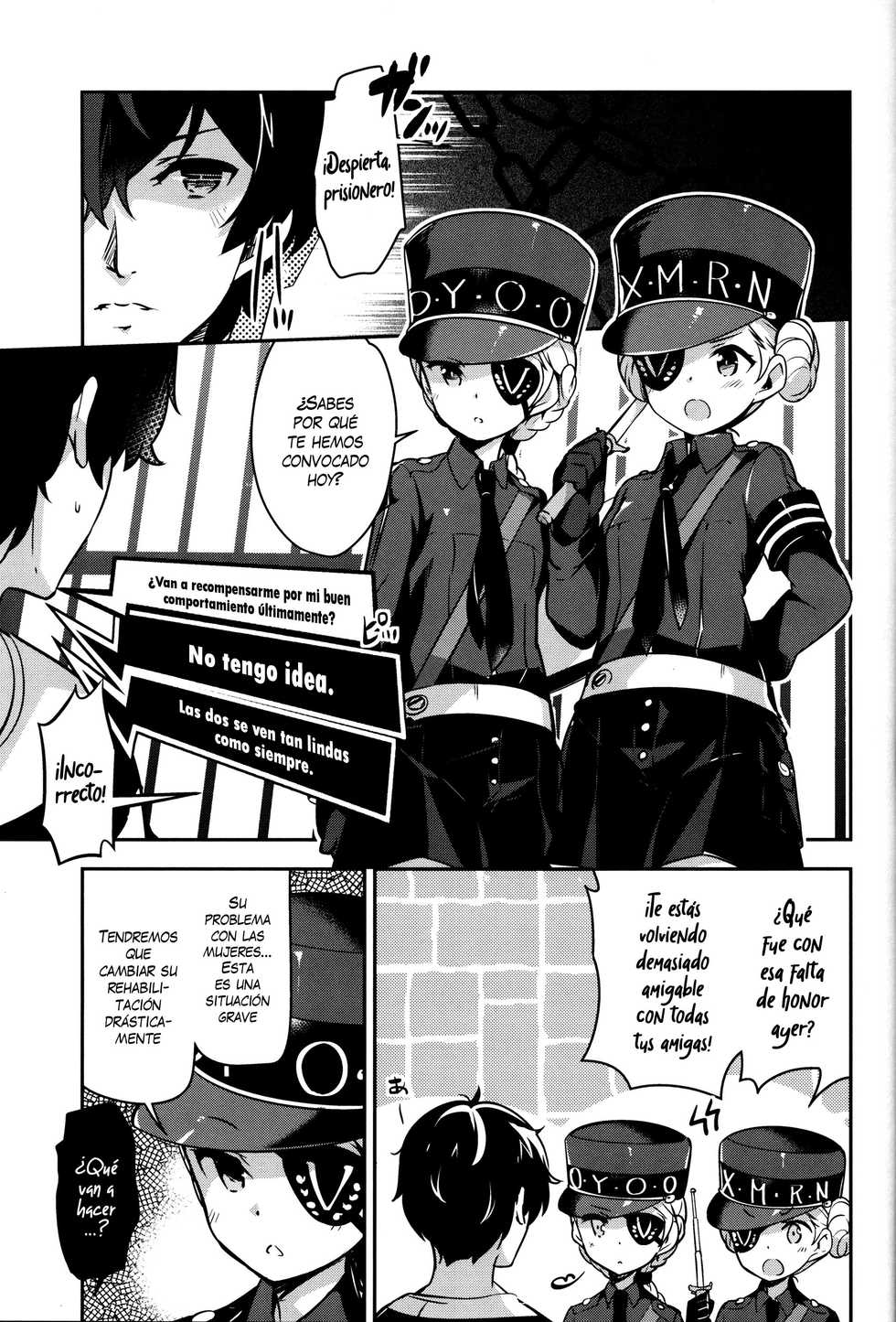 (C91) [circle six (Rokusyou Kokuu)] Kousei wa Junchou desu (Persona 5) [Spanish] [NekoCreme] - Page 2